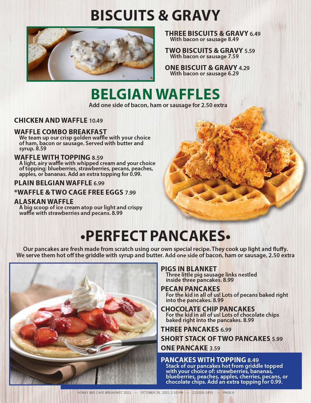 Menu Honey Bee Cafe Mattoon Menu Honey Bee Cafe Mattoon