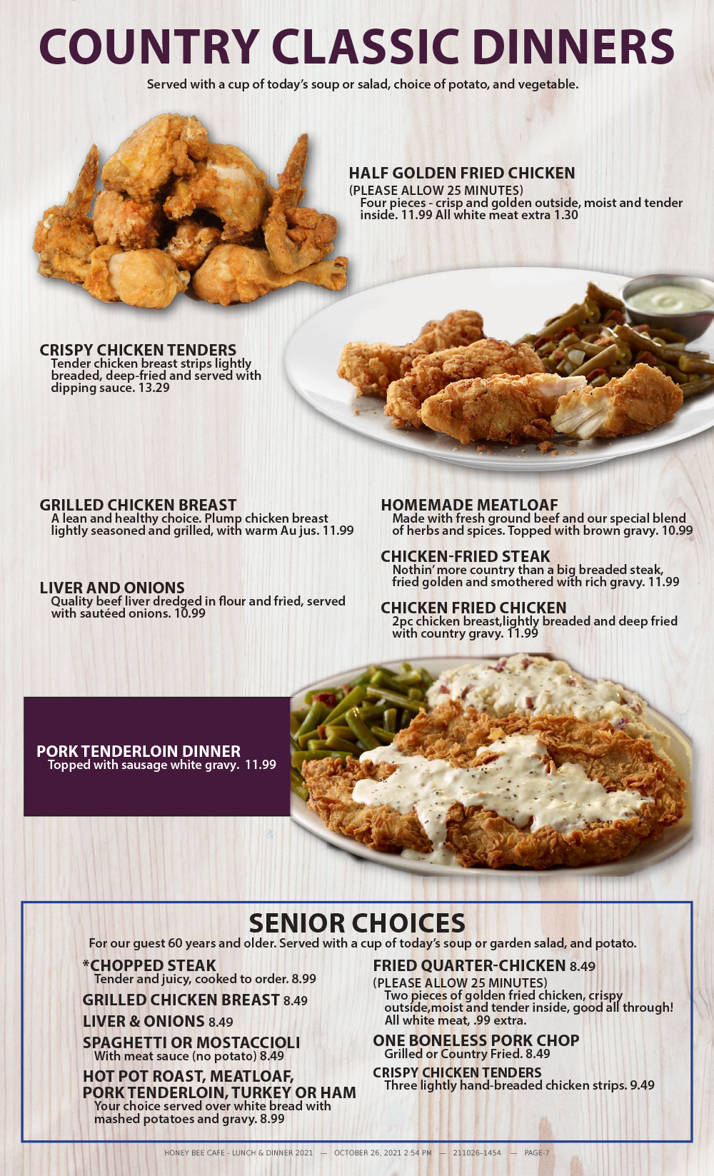 Menu Honey Bee Cafe Mattoon Menu Honey Bee Cafe Mattoon